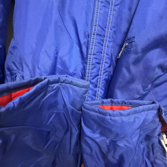 Vtg 70s 80s Polaris Men's Blue Snowmobile Suit One Piece Teller Pole-Katz - Picture 6 of 15